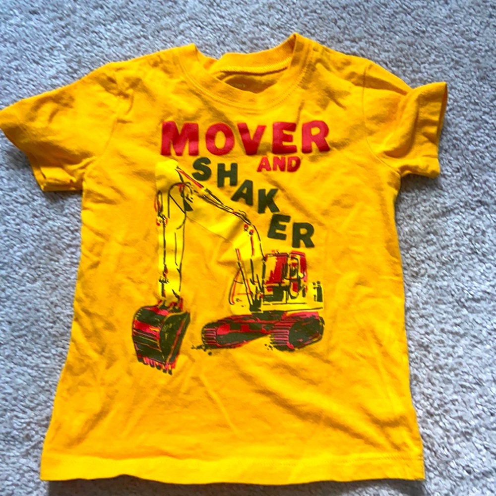 Kids construction tee